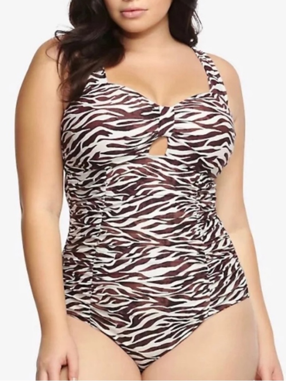 Torrid | Zebra-Print One-Piece Swimsuit